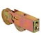 Prime-Line 1-1/4 inch Steel Sliding Door Tandem Roller Assembly with Steel Rollers, Yellow Zinc (Single Pack) D 1986 - alternate 1